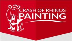 Crash of Rhinos Painting